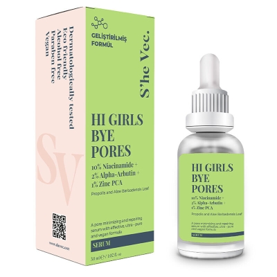 She Vec Hi Girls Bye Pores - Niacinamide + Zinc PCA 30 ml