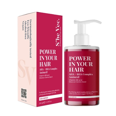 She Vec Power In Your Hair AHA BHA İçeren Şampuan 200 ml