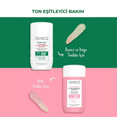 Sinoz Pink Touch Ton Eşitleyici Pembe Yüz Bakım Kremi 50 ml - 5