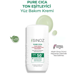 Sinoz Pure Cica SPF50+ Ton Eşitleyici Sıvı Yüz Güneş Kremi 50 ml - 4