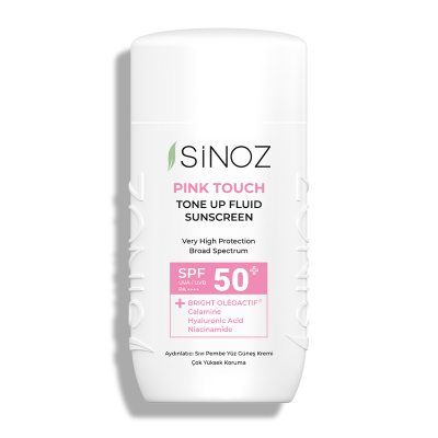 Sinoz SPF50 Pink Touch Aydınlatıcı Fluid Güneş Kremi 50 ml - 1