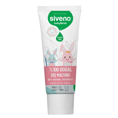 Siveno Bebek Ve Çocuklar İçin Doğal Diş Macunu 50 ml