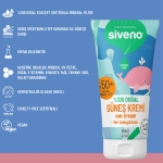 Siveno Bebekler için Doğal Güneş Kremi Spf50+ 50 ml - Thumbnail