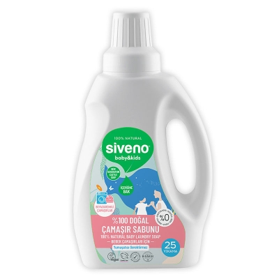 Siveno Çocuk ve Bebek %100 Doğal Çamaşır Sabunu 750 ml