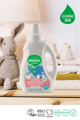 Siveno Çocuk ve Bebek %100 Doğal Çamaşır Sabunu 750 ml