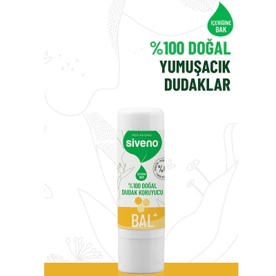 Siveno Doğal Dudak Koruyucu Bal 6 gr