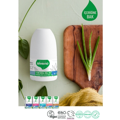 Siveno Doğal Ferahlatıcı Aloe Vera Özlü Roll-On 50 ml