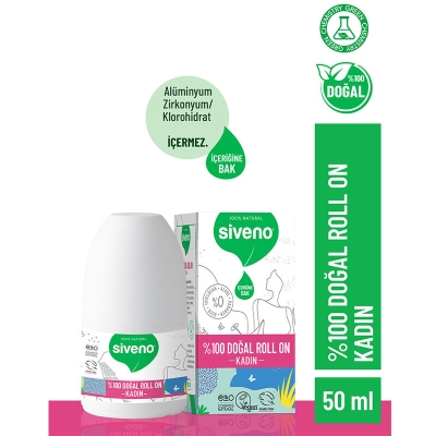 Siveno Doğal Kadınlar İçin Roll-On 50 ml