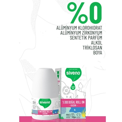 Siveno Doğal Kadınlar İçin Roll-On 50 ml