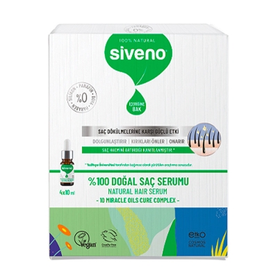 Siveno Doğal Saç Bakım Serumu 4x10 ml