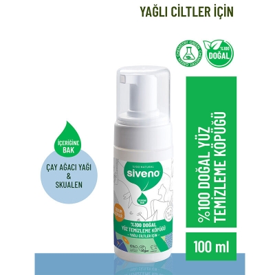 Siveno Doğal Yüz Temizleme Köpüğü 100 ml