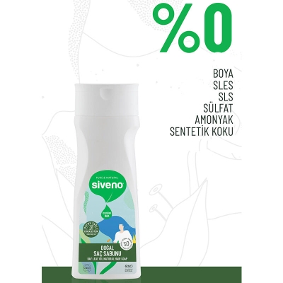 Siveno Erkekler İçin Defne Yağlı Doğal Saç Sabunu 300 ml