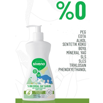 Siveno Zeytinyağlı Doğal Sıvı Sabun 300 ml