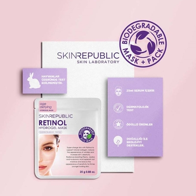 Skin Republic Retinol Hidrojel Yüz Maskesi 25 gr