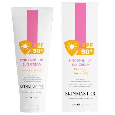 Skinmaster SPF 50+ Pembe Ton Eşitleyici ve Aydınlatıcı Güneş Kremi 50 ml