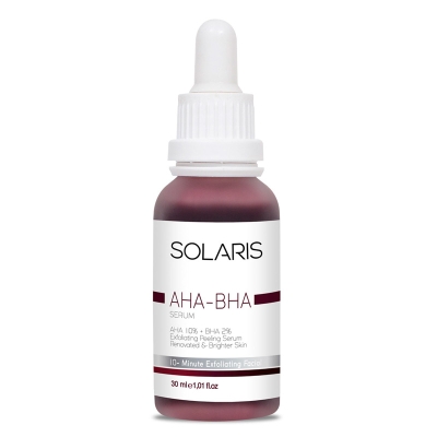 Solaris Cilt Tonu Eşitleyici AHA BHA Serum 30 ml