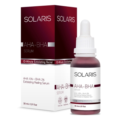 Solaris Cilt Tonu Eşitleyici AHA BHA Serum 30 ml