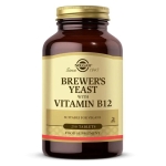 Solgar Brewers Yeast with Vitamin B 12 250 Tablet - Thumbnail