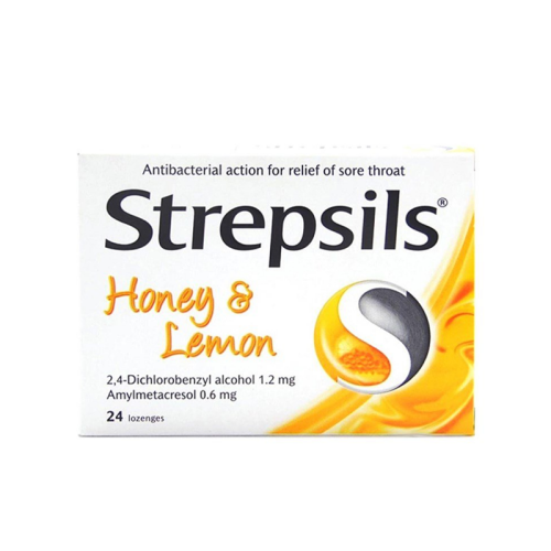 Strepsils Herbal Limon ve Bal Aromalı Pastil 24 Adet - 1