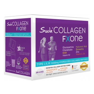 Suda Collagen Fxone Aromasız Takviye Edici Gıda 30 x 12 gr