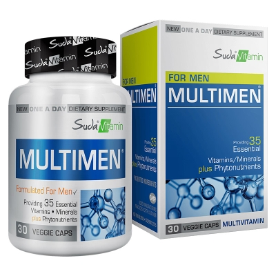 Suda Vitamin For Men Multimen 30 Bitkisel Kapsül