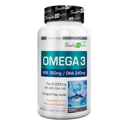 Suda Vitamin Omega 3 2000 mg 100 Yumuşak Jel Kapsül