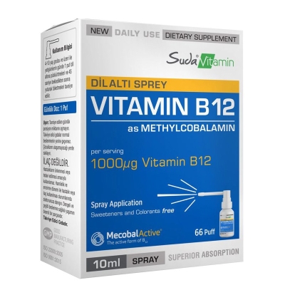 Suda Vitamin Vitamin B12 Sprey 10 ml