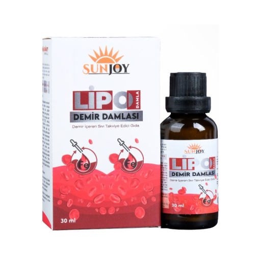 Sunjoy Lipo Demir İçeren Sıvı Takviye Edici Damla 30 ml - 1