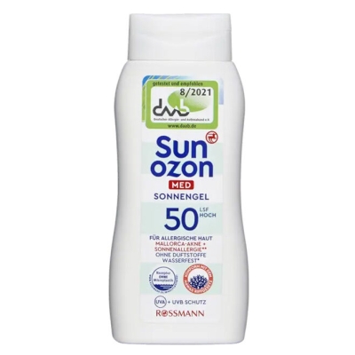 SunOzon Med Spf 50 Güneş Koruyucu Jel 50 ml Seyahat Boy