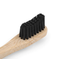 T-Brush Bambu Diş Yumuşak Fırçası Orta Sert Siyah - 3