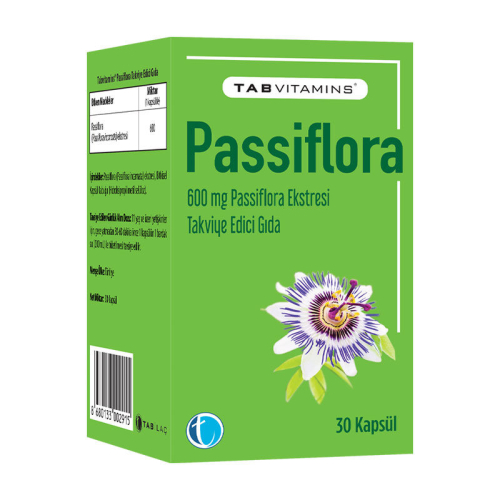 Tabvitamins Passiflora Ekstresi Takviye Edici Gıda 30 Kapsül - 1