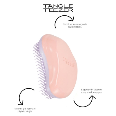 Tangle Teezer Original Salmon Smoothie Pink Saç Fırçası