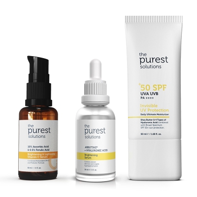 The Purest Solutions Spf50+ Güneş Koruyuculu Cilt Bakım Seti