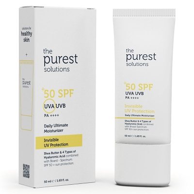 The Purest Solutions Spf50+ Invisible UV Protectin Cream 50 ml