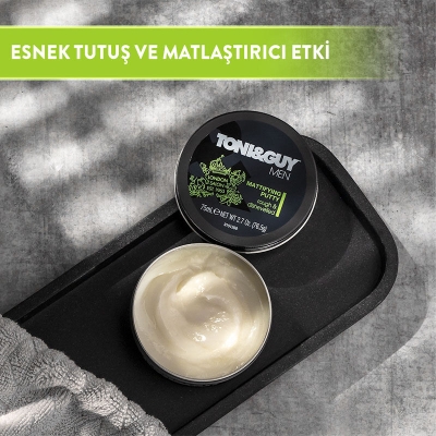 Toni Guy Doğal Ve Mat Görünüm Veren Şekillendirici Krem Wax 75 ml