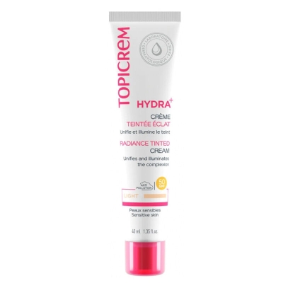 Topicrem Hydra+ Tinted Radiance Cream SPF 50 40 ml