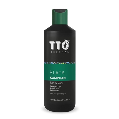 TTO Black Saç ve Vücut Şampuanı 400+100 ml