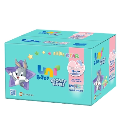 Uni Baby İlk Adım Islak Mendil 12li (624 Yaprak)