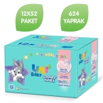 Uni Baby İlk Adım Islak Mendil 12li (624 Yaprak) - Thumbnail