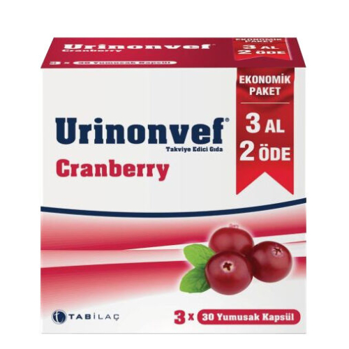 Urinonvef Cranberry 30 Kapsül 3 AL 2 ÖDE - 1