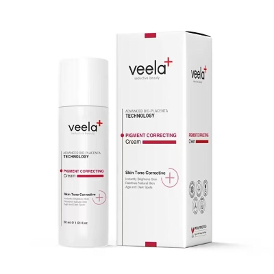 Veela Lekeli Ciltler İçin Cilt Tonu Düzenleyici Aydınlatıcı Krem 30 ml