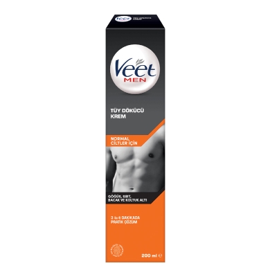 Veet Men Normal Ciltler için Tüy Dökücü Krem 200 ml