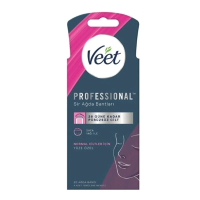 Veet Professional Sir Ağda Bantları Normal Cilt- Yüze Özel 20 Adet