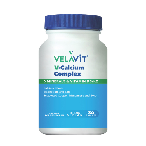 Velavit V-Calcium Complex Takviye Edici Gıda 30 Kapsül - 1