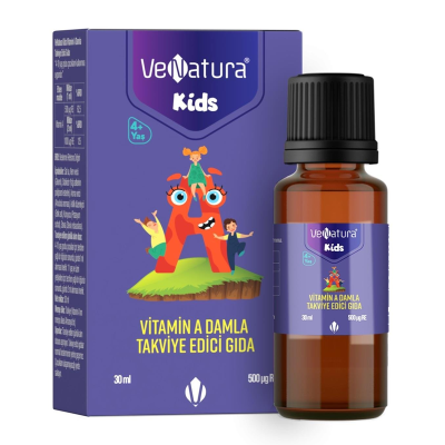 VeNatura Kids Vitamin A Damla Takviye Edici Gıda 30 ml