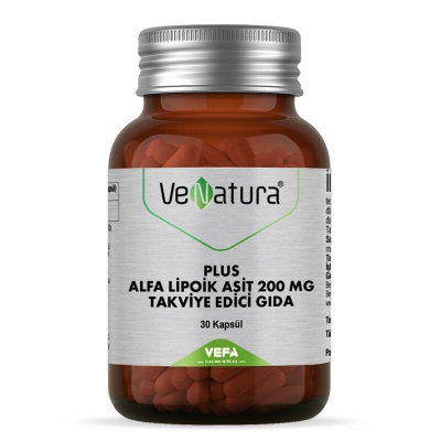 Venatura Plus Alfa Lipoik Asit 200 mg Takviye Edici Gıda 30 Kapsül