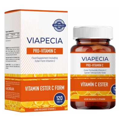 Viapecia Pro-Vitamin C Ester 120 Tablet