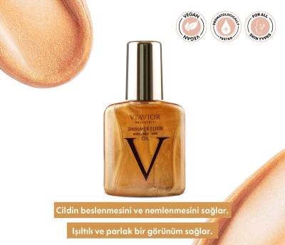 Viavior Shimmer Elixir Işıltılı Vücut Yağı 100 ml