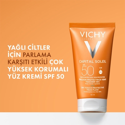 Vichy Capital Soleil SPF50 Parlama Karşıtı Güneş Kremi 50 ml