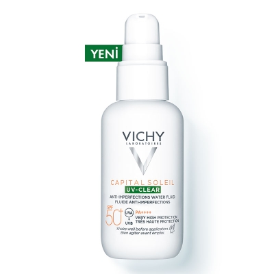 Vichy Capital Soleil UV-Clear Spf 50 Fluid Güneş Koruyucu 40 ml